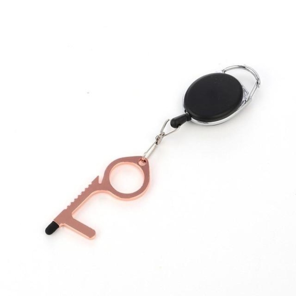 Contactless Hand Hygiene Keychain Rectractable
